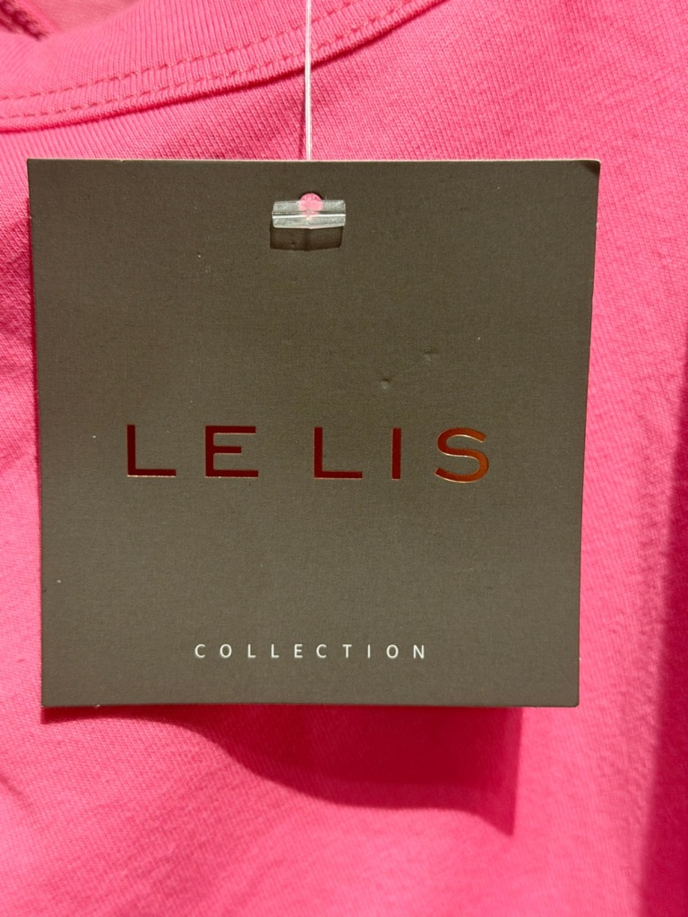 Le Lis Bubblegum Pink Sleeveless Crew Neck Bodycon Midi Dress - Picture 6 of 7